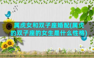 属虎女和双子座婚配(属虎的双子座的女生是什么性格)